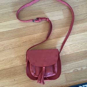 Red ABLE Maria Leather crossbody Purse